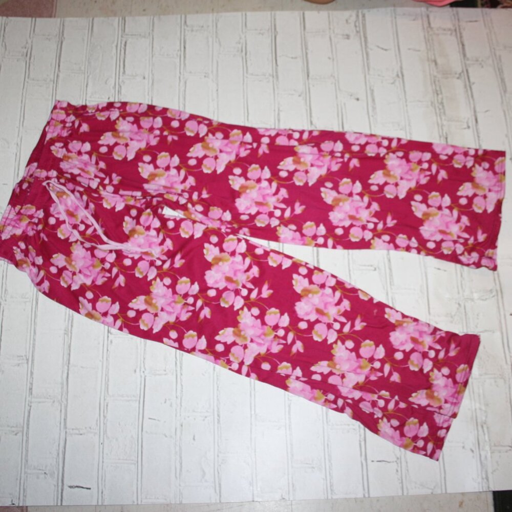 🌸💖 Pink Floral Lounge Pants · Hello Mello · Size S 💖🌸